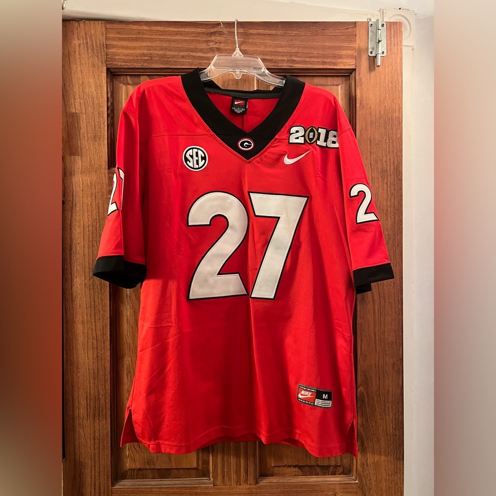 Nike UGA Chubb 2018 Football Jersey - size medium - color red
